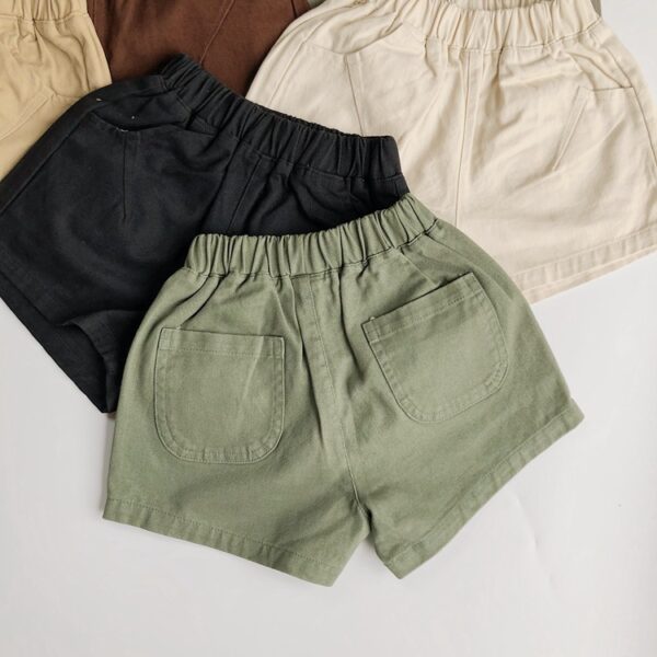 Multi Color Kids Cargo Shorts