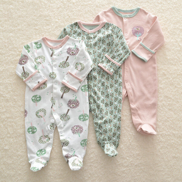 Variety 3-Pack NB-9M Baby Onesie's