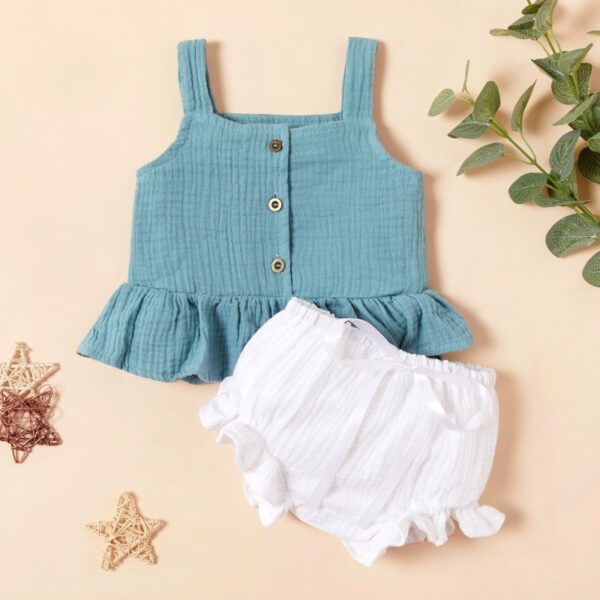 Baby Linen Two Piece Set