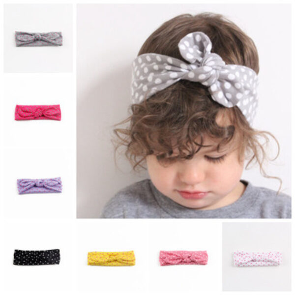 Polka Dot Girls Headband